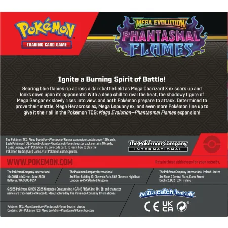 Pokemon TCG: Mega Evolution - Phantasmal Flames - Booster Box (36)